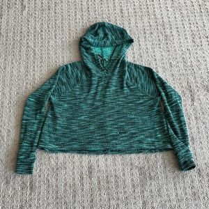 Urban outfitters crop burnout hoodie